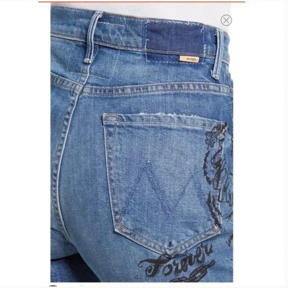 MOTHER | High Waisted Smokin' Short Fray (Never Enough) - Picture 4 of 4